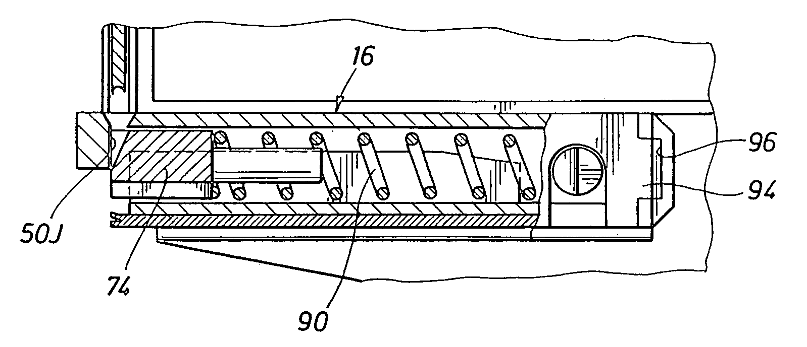 Surgical stapling device