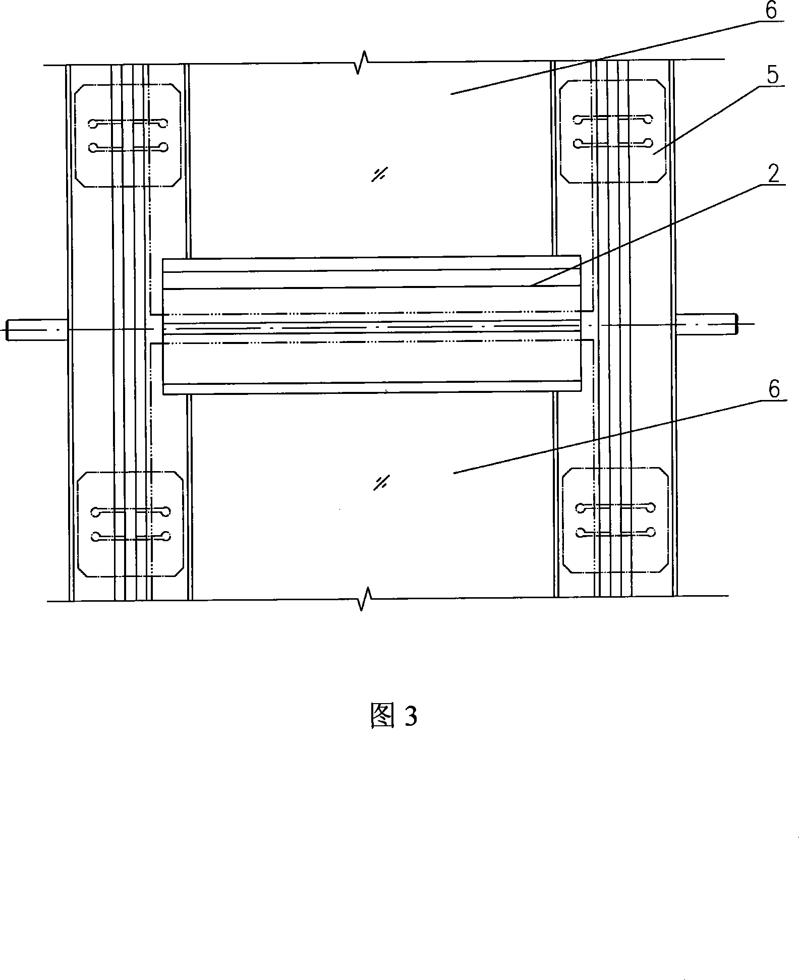 Large roofing flow guiding type aluminum alloy glass roofing node