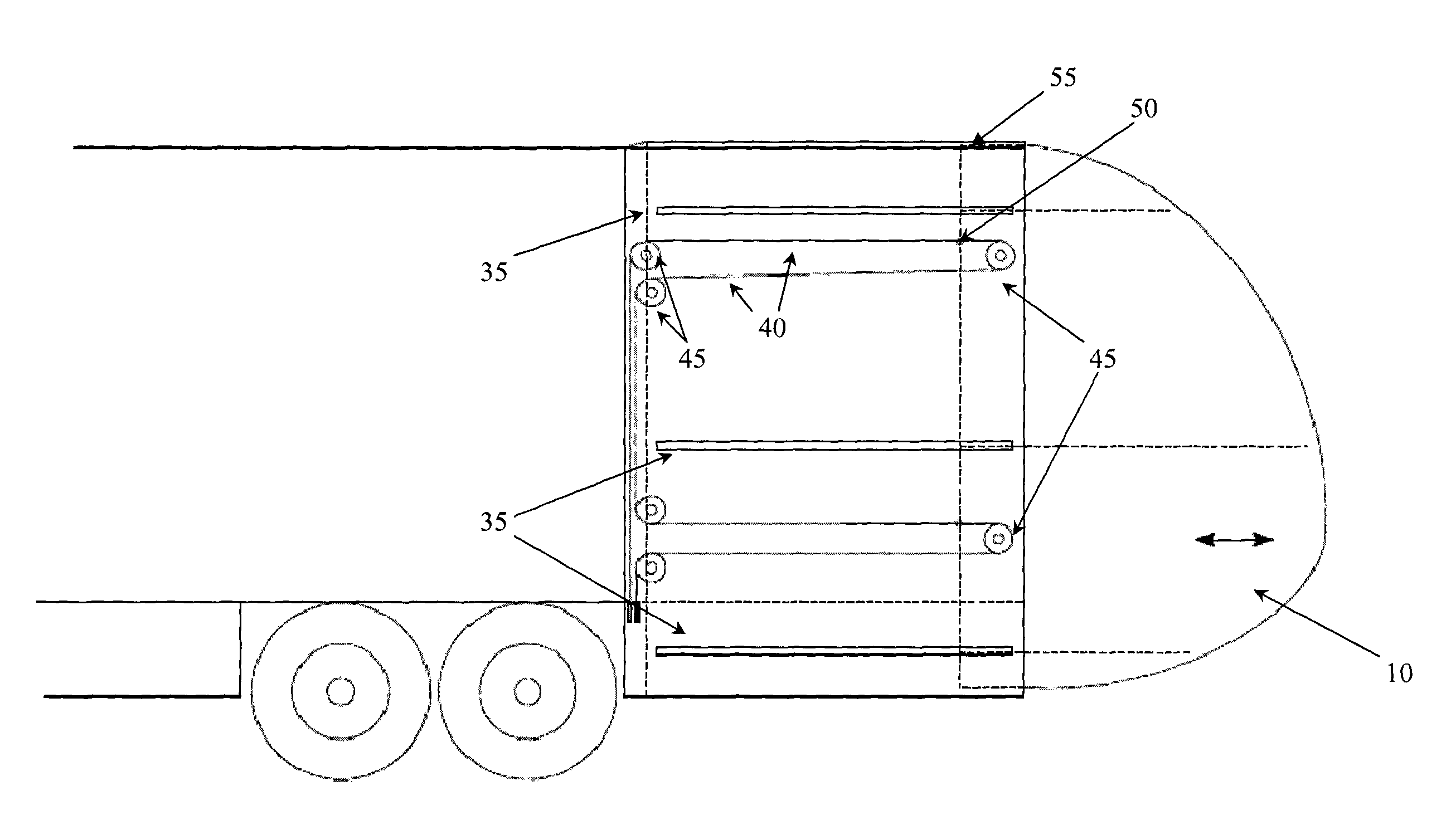 Drag-reducing device