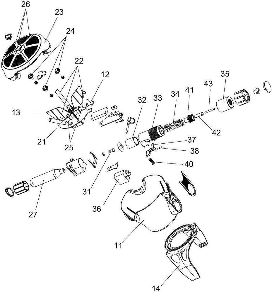 Intelligent gas explosion parachute