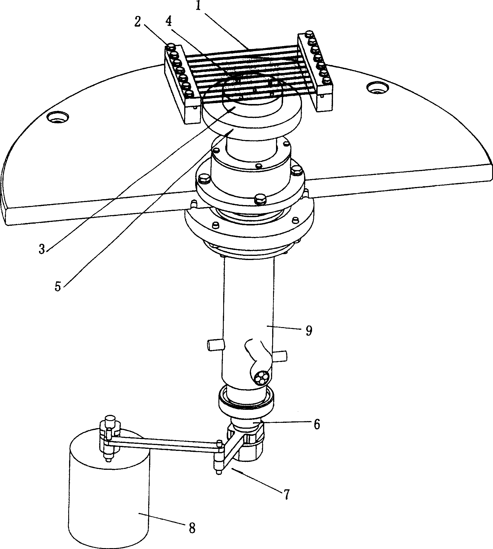 No-brush temperature measuring method and device with CVD system substrate