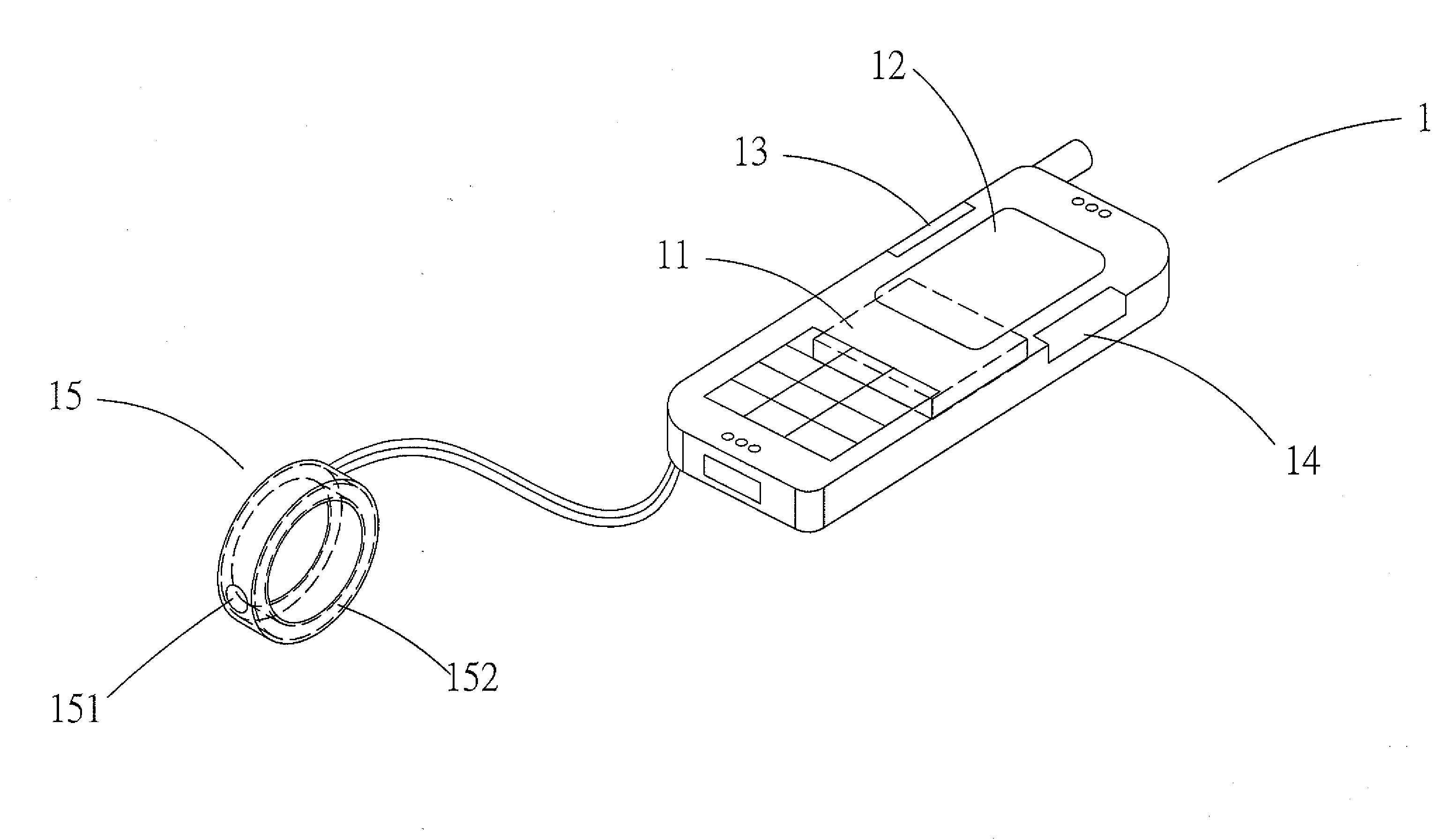 Mobile phone with vital signs measurement and display capabilities