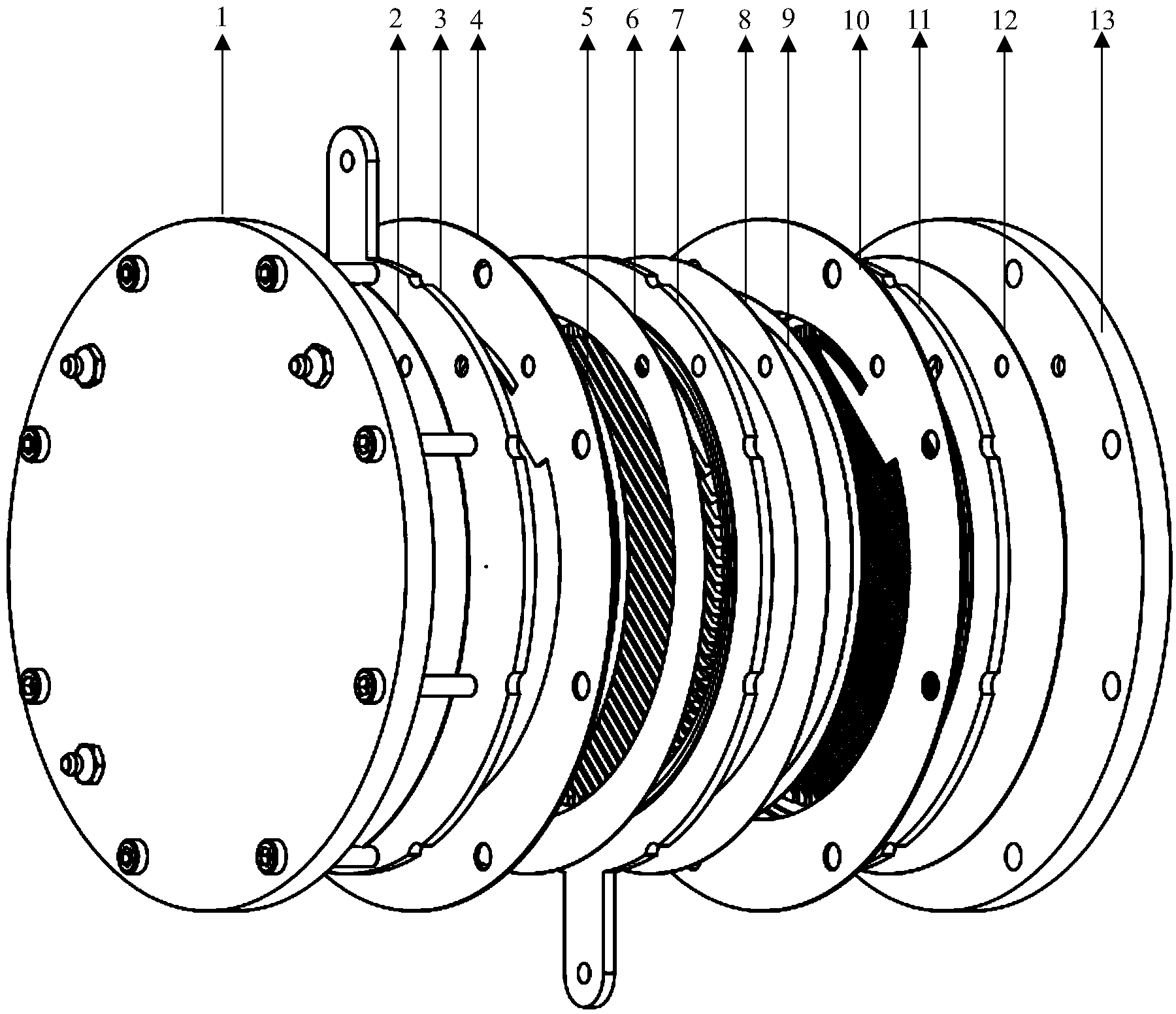 Proton exchange membrane water electrolysis device