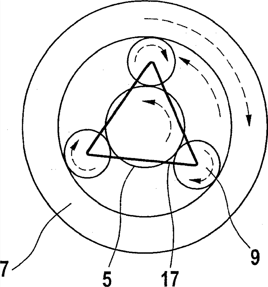 Mechanical energy accumulator for a vehicle