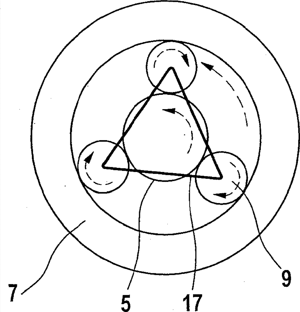 Mechanical energy accumulator for a vehicle