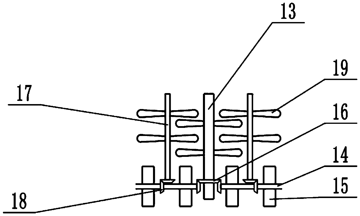 Seedling cultivation rack convenient to adjust planting height