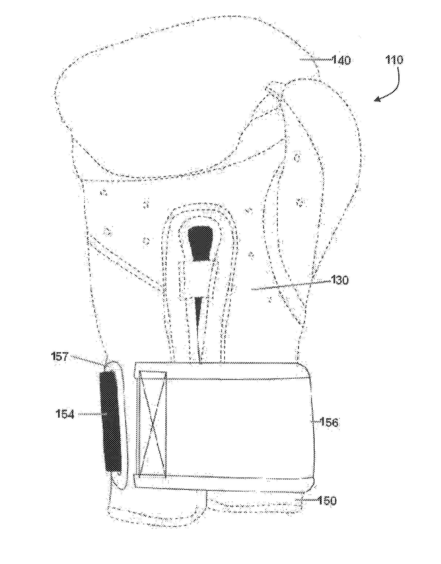 Sports glove having improved wrist strap and dorsal splint system