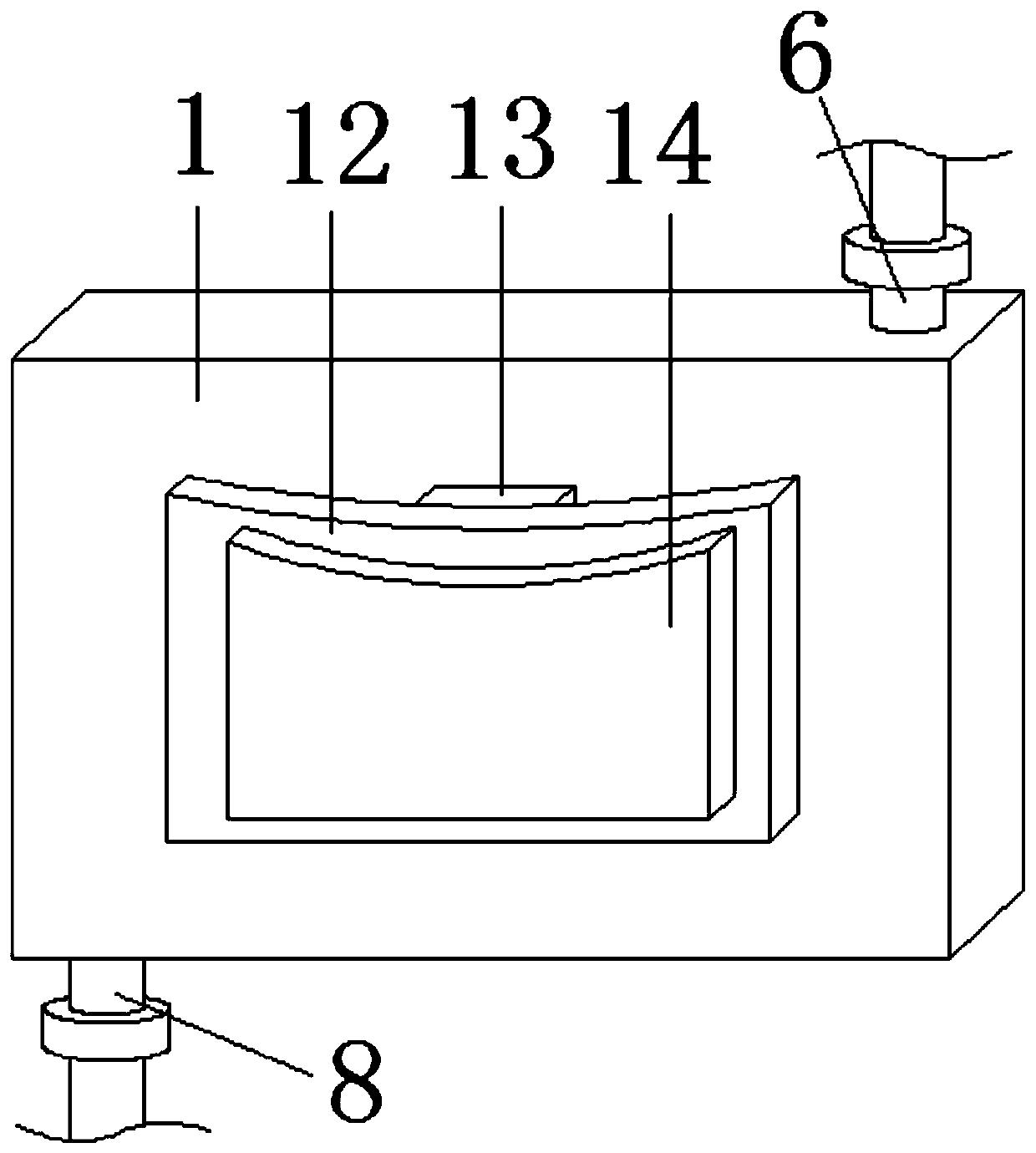 Cold compress device for obstetrics and gynecology nursing