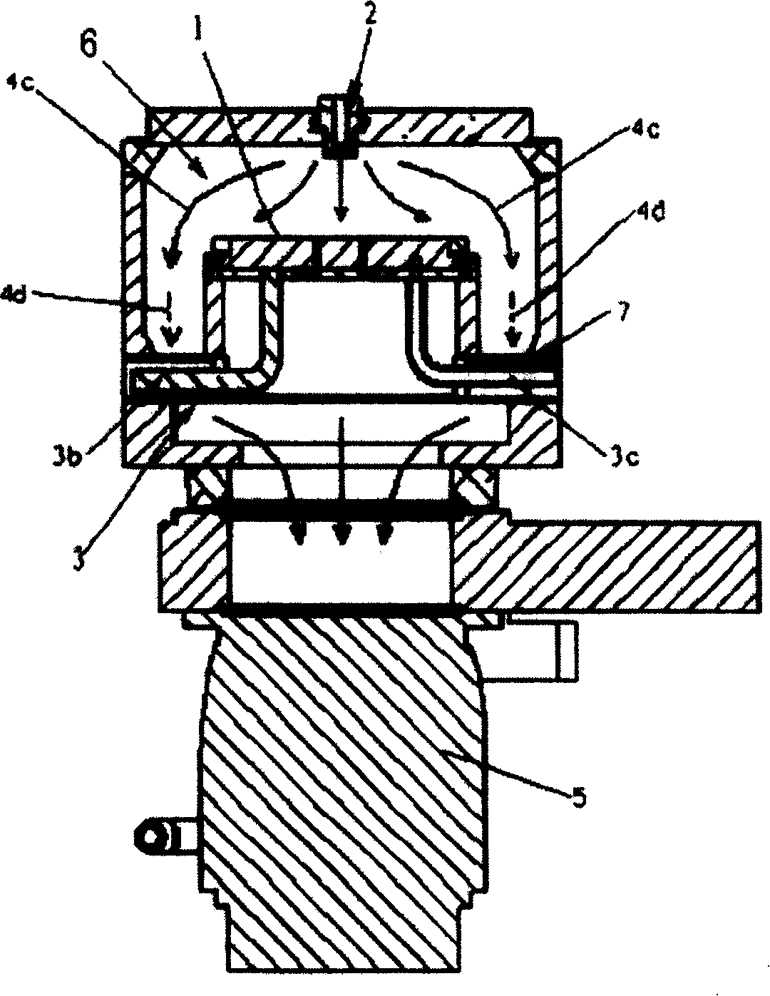 Air flow distribution equalized etching apparatus