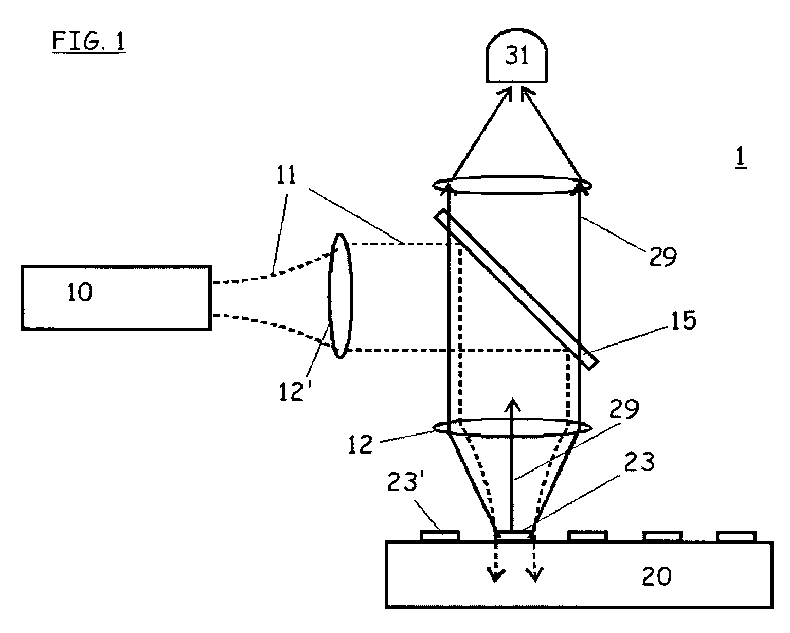 Optical device for surface-generated fluorescence