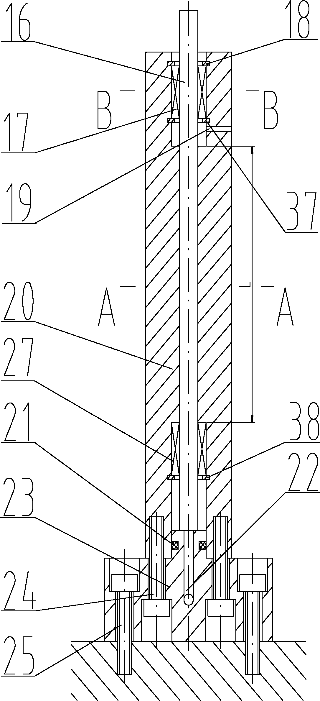 Rolling friction piston pressure gauge