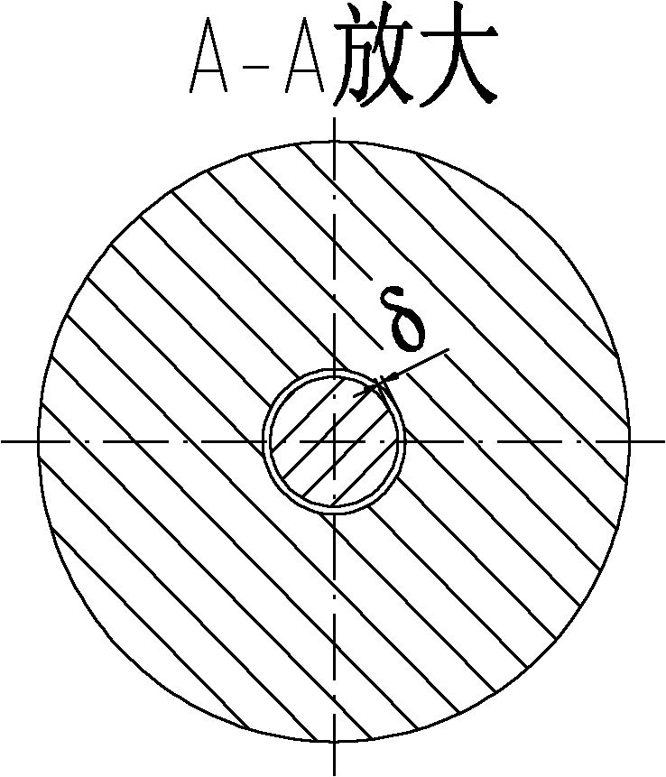 Rolling friction piston pressure gauge