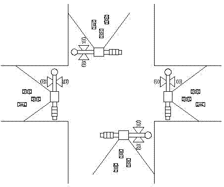 Emergency anti-collision prewarning system when driver runs red light