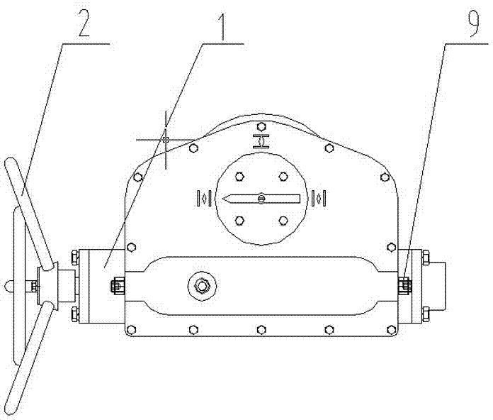 Crank type valve driving device