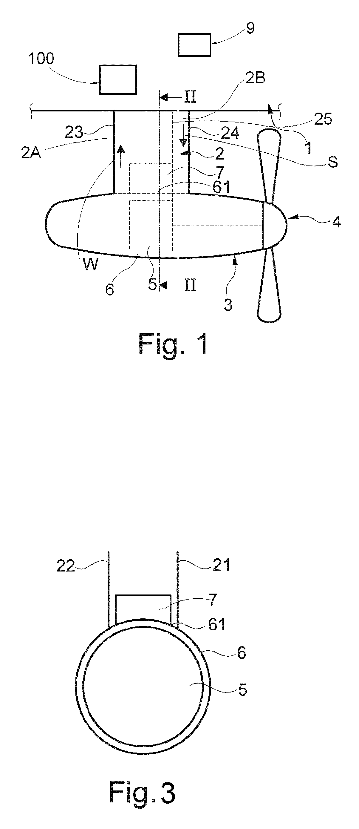 Pod propulsion device and a method for cooling such