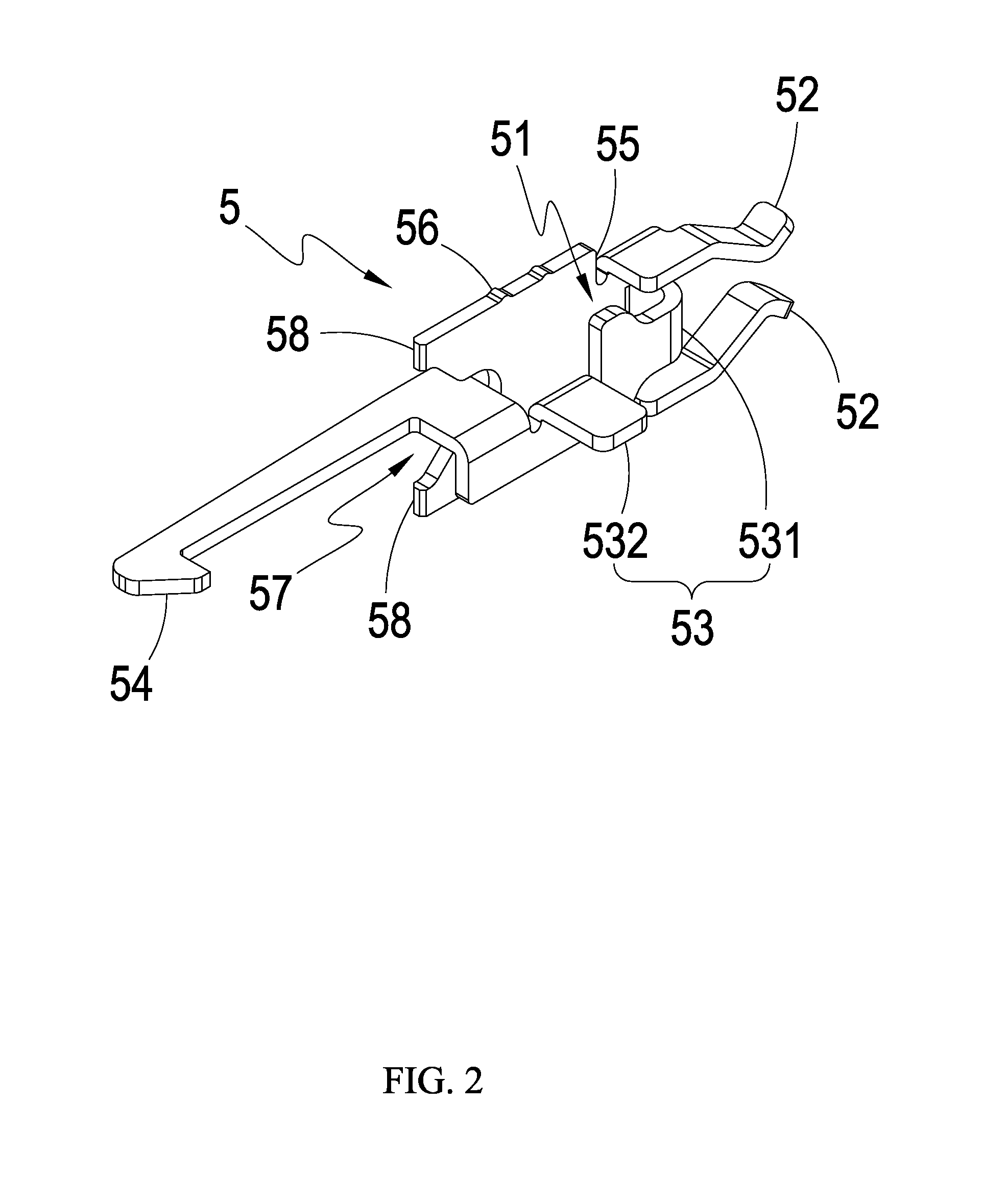 Structure of electrical connector