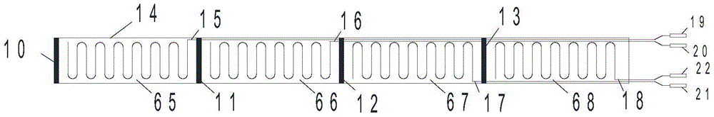 Model testing device for influence caused by tunnel passing through landslide mass under rainfall condition