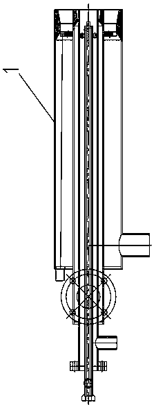 A kind of gas spray gun for fuel non-reversing regenerative burner