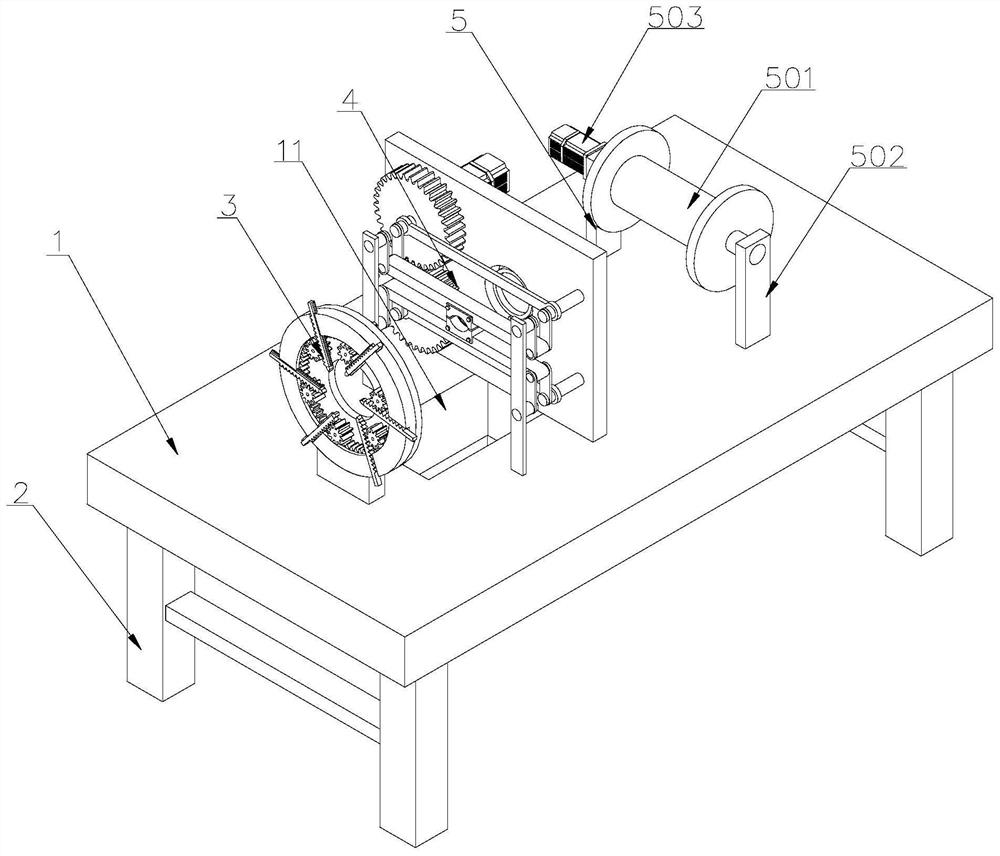 Waste cable processing device for electric power engineering