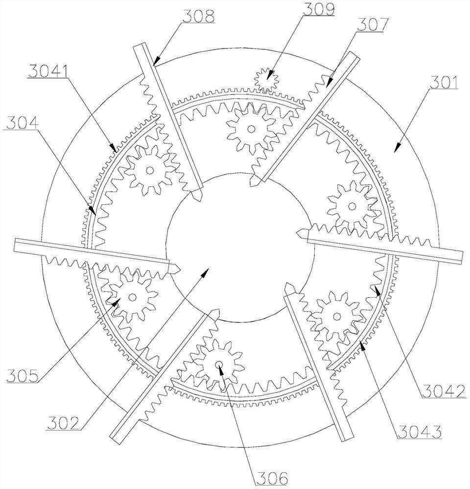 Waste cable processing device for electric power engineering