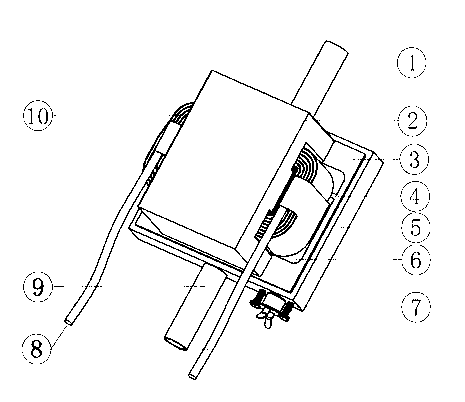 Ultra-small electromagnetic induction water heating device