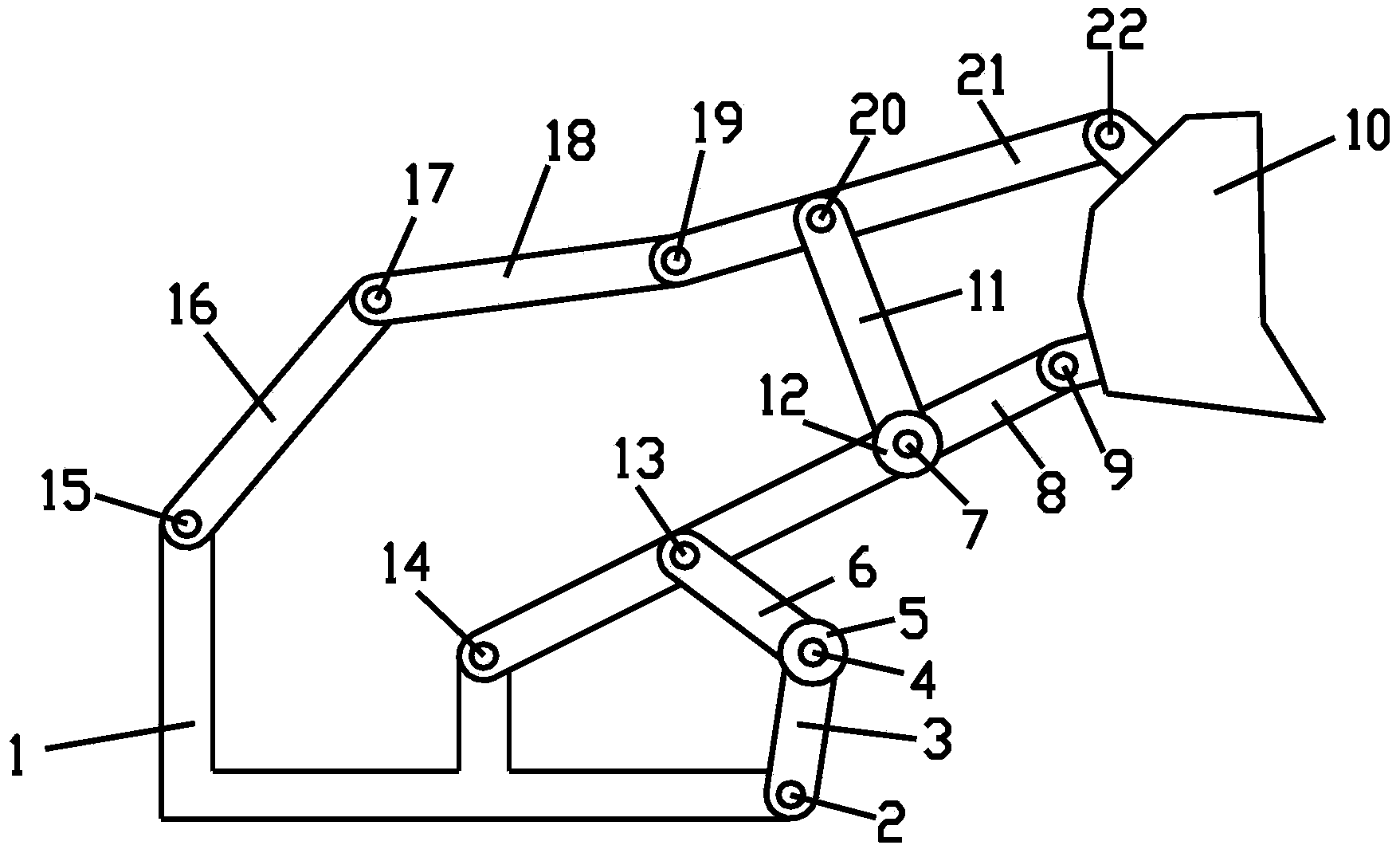 Multi-freedom-degree controllable loading mechanism with active metamorphic function