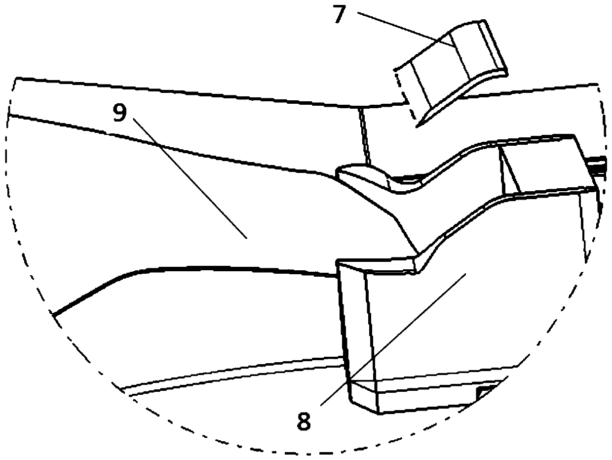 Forming tool for composite fan blade laying layer units