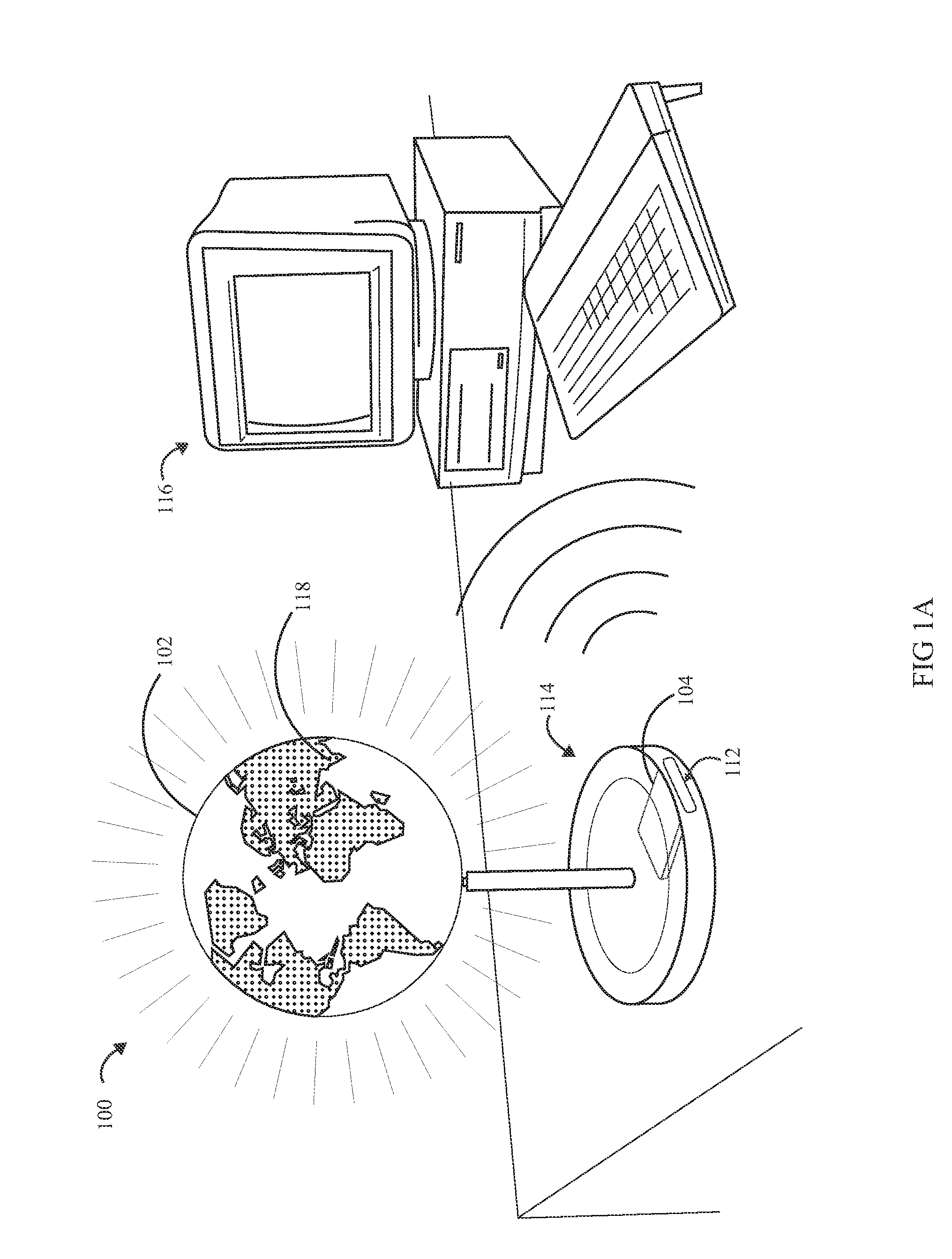 Spherical Electronic LCD Display