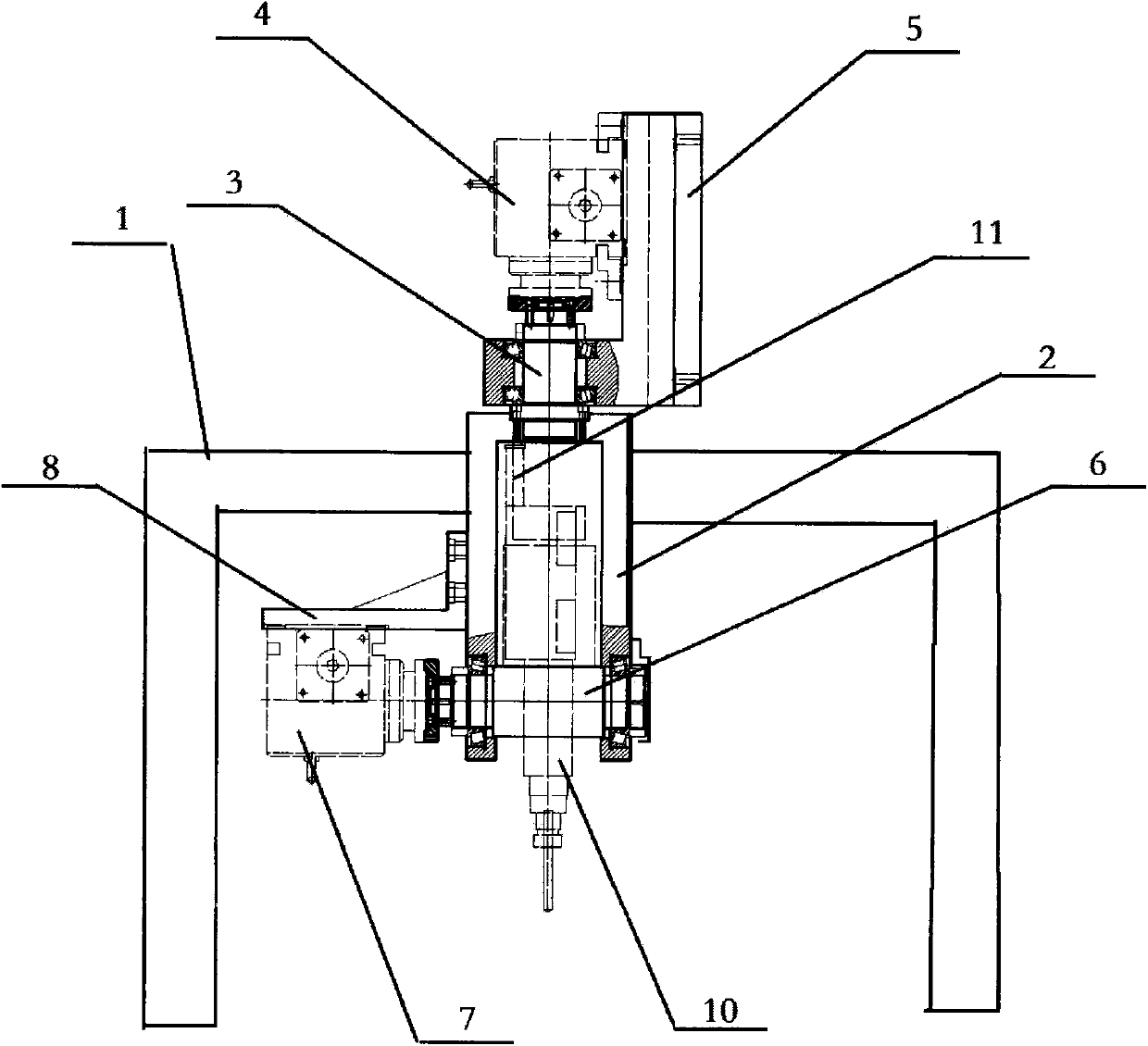 Multi-way numerical control punching machine