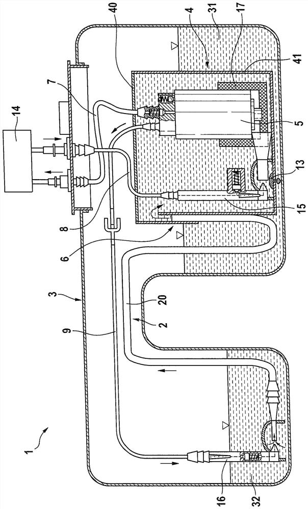 Piping for tank assemblies and tank assemblies for vehicles