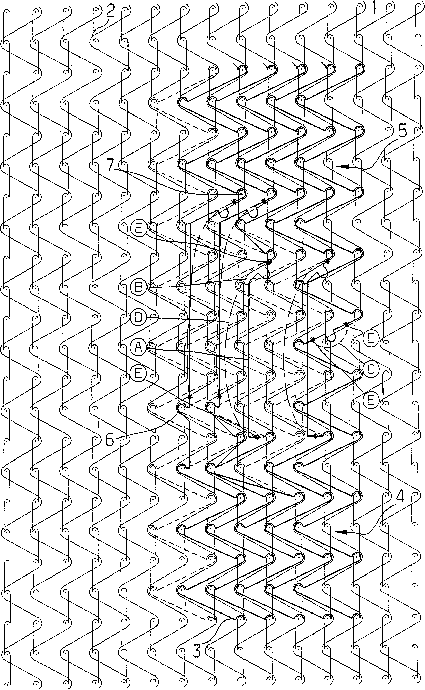 Method for manufacturing knitwear