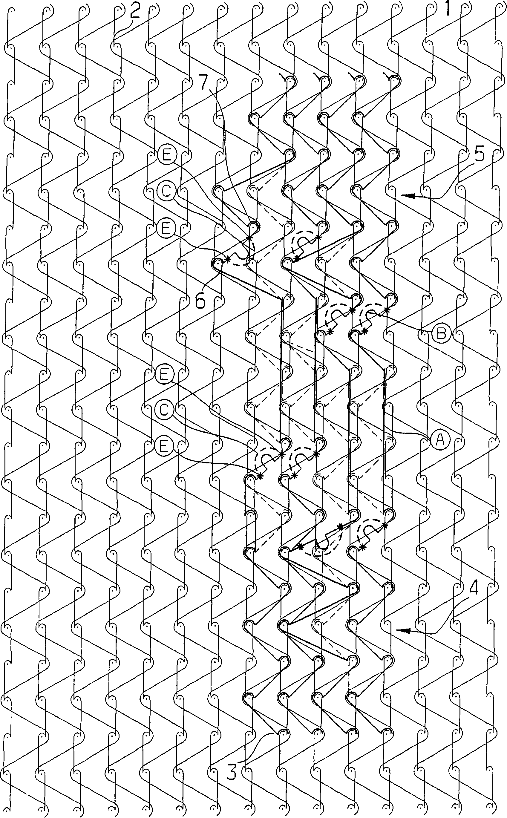 Method for manufacturing knitwear