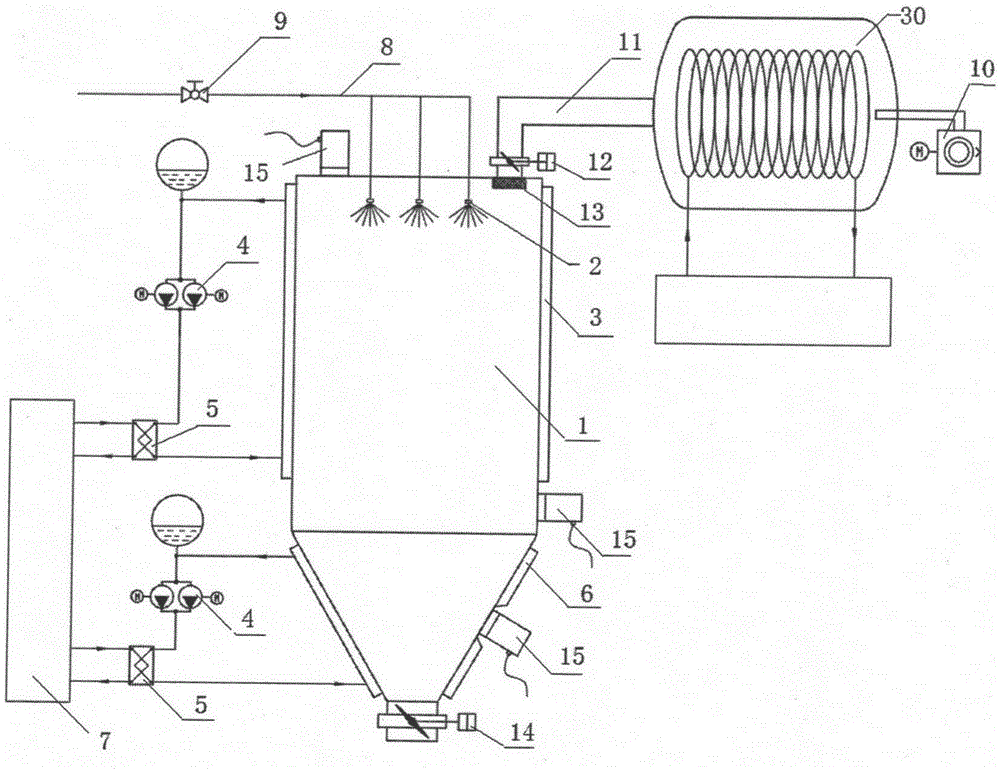 Vacuum spray-freezing granulation device and method thereof