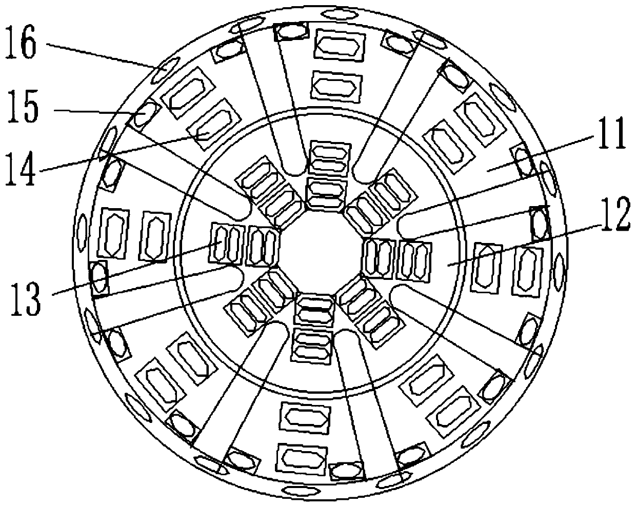 A tbm construction device for weak and broken surrounding rock