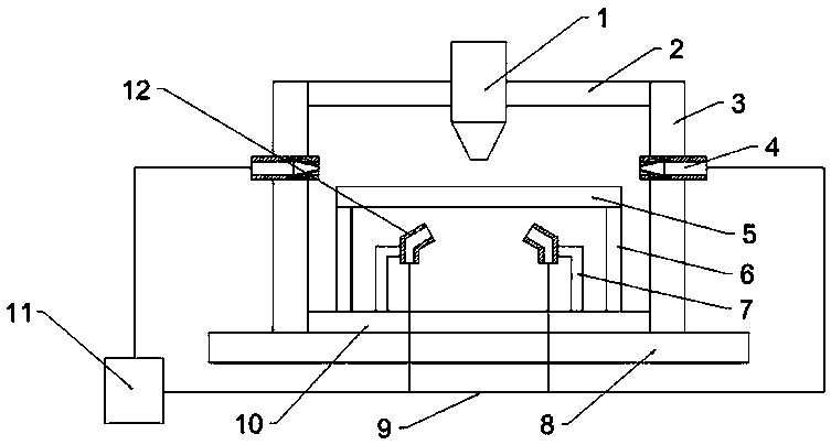 Laser cutting assisted slag-removal equipment for automobile part machining