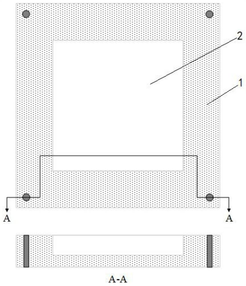 Infrared temperature measurement sensing chip