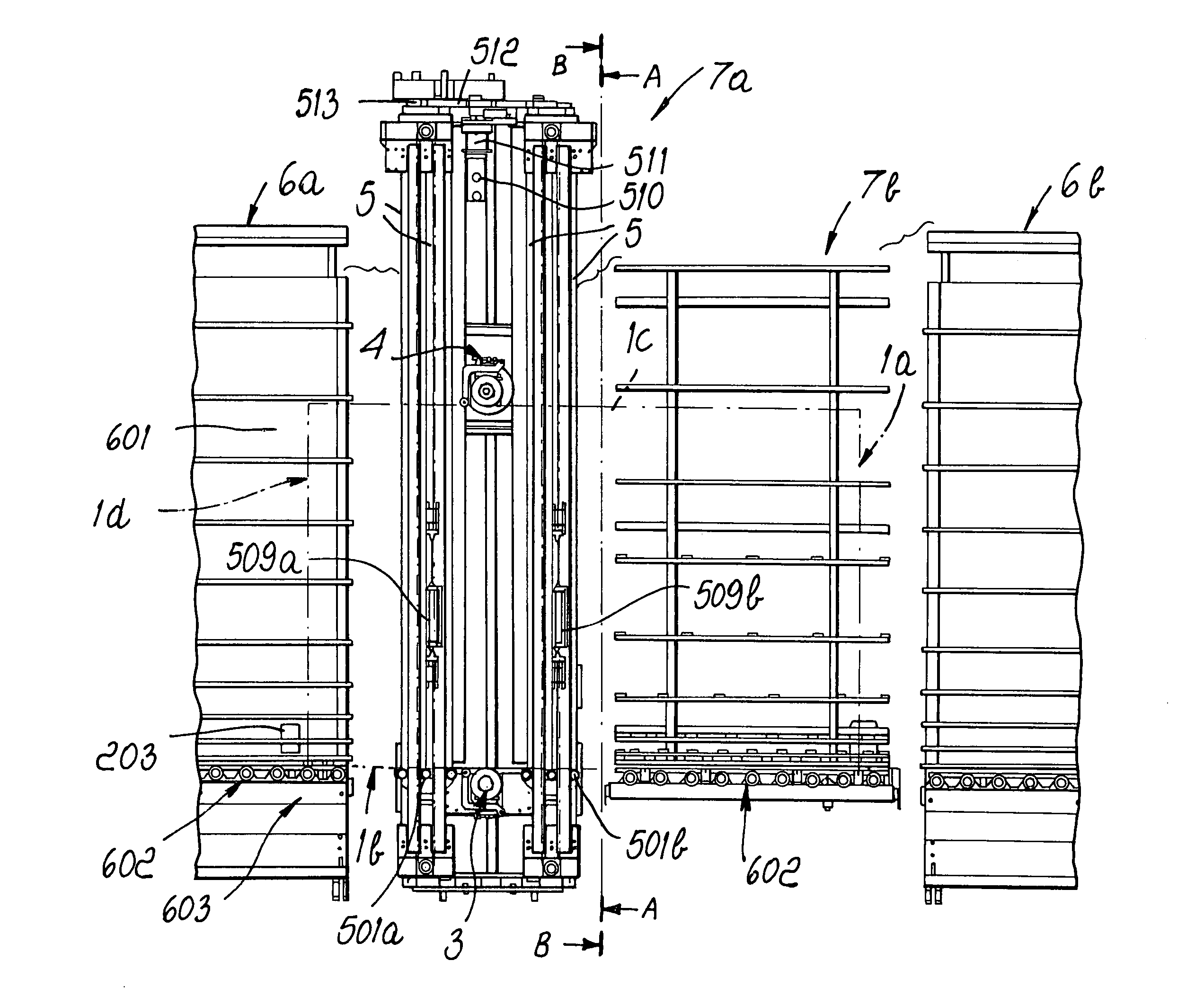 Automatic machine for grinding the borders of glass panes