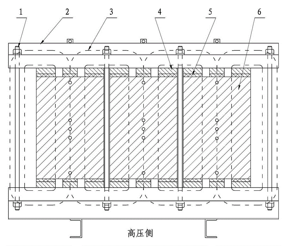 Amorphous alloy iron core fully insulated dry-type transformer for mining explosion-proof mobile substation