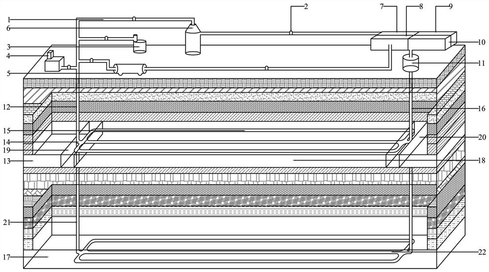 Collaborative exploitation and cyclic utilization device and method for coal bed gas and oil gas