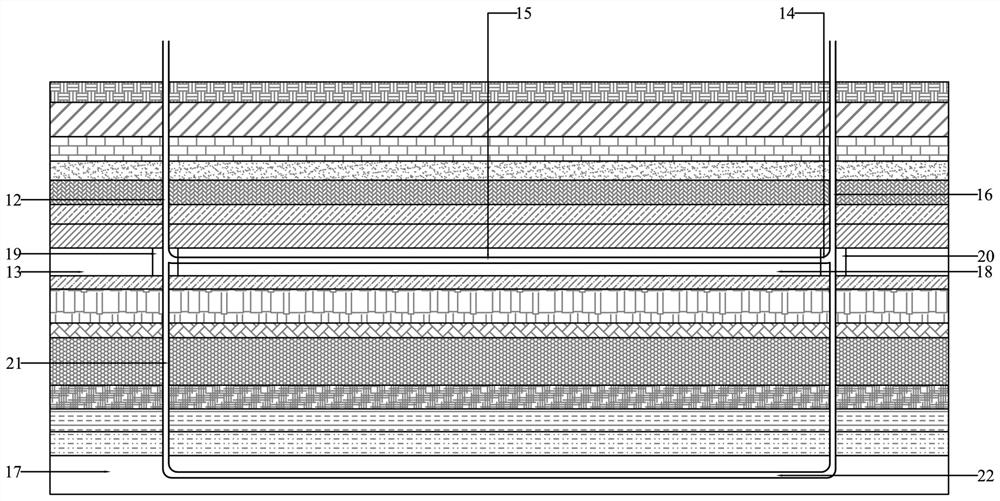 Collaborative exploitation and cyclic utilization device and method for coal bed gas and oil gas