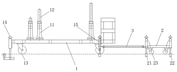 Trolley with power and free function used for conveyor