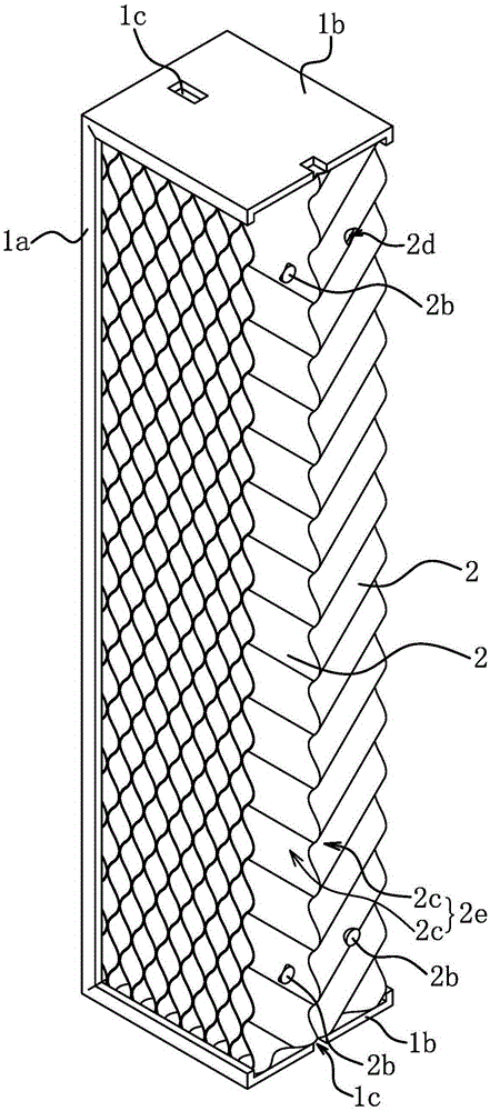 Device for separating impurities in air stream and method for manufacturing the device for separating impurities in air stream