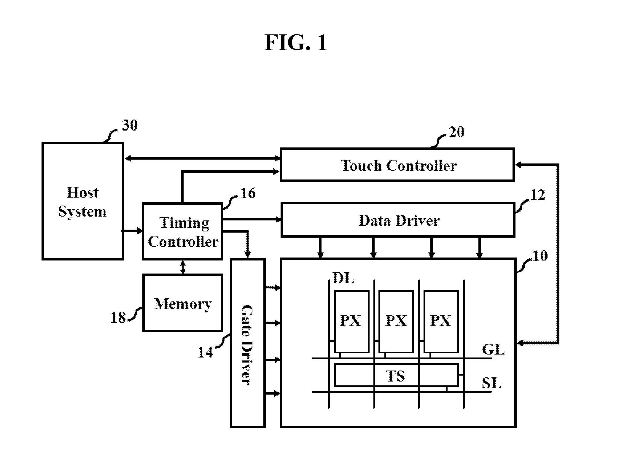 Display Device Having Touch Sensor and Method of Driving the Same