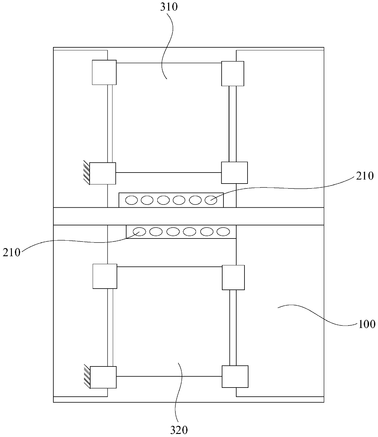 Double-side exposure machine with cantilever-type double-tables and double-side exposure method