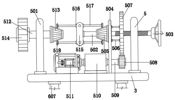 Inclined type cement rotary kiln drive device