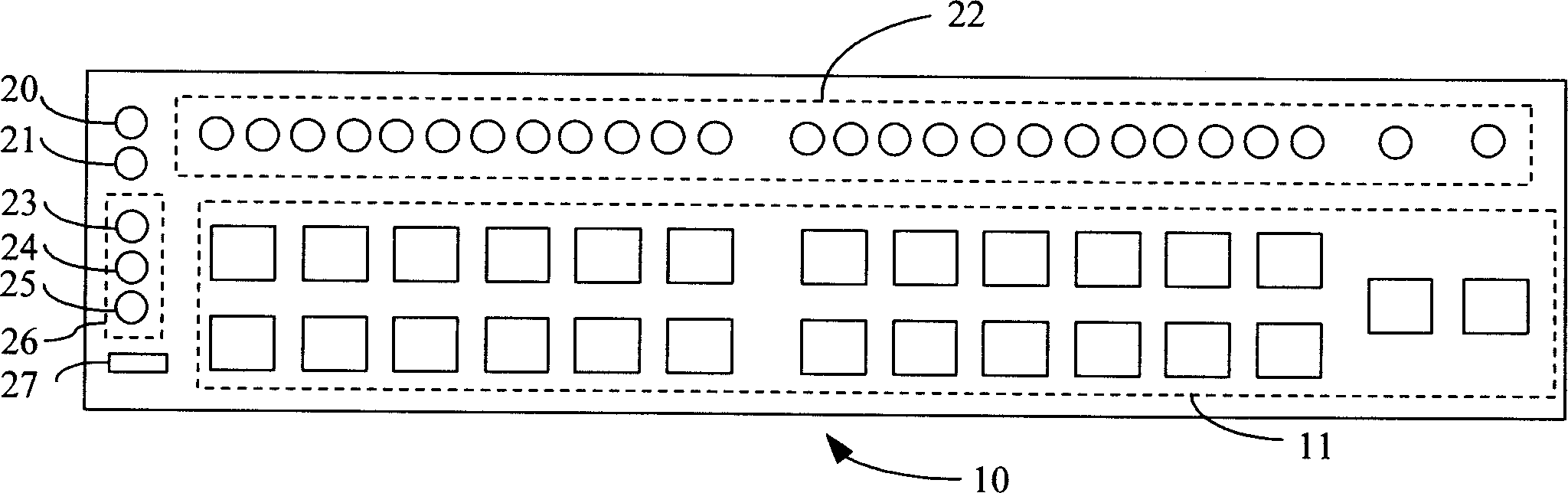 Apparatus and method for detecting fault of exchanger by LED