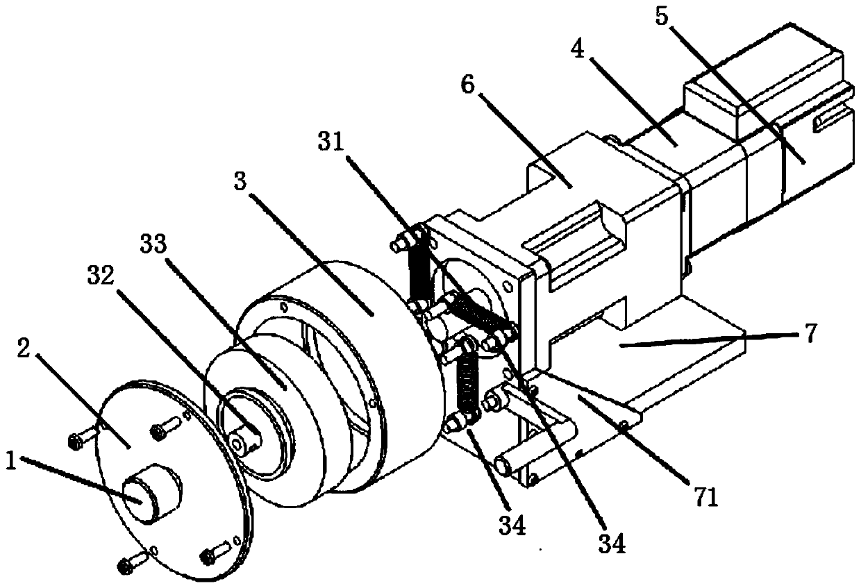 Elastic torque control device