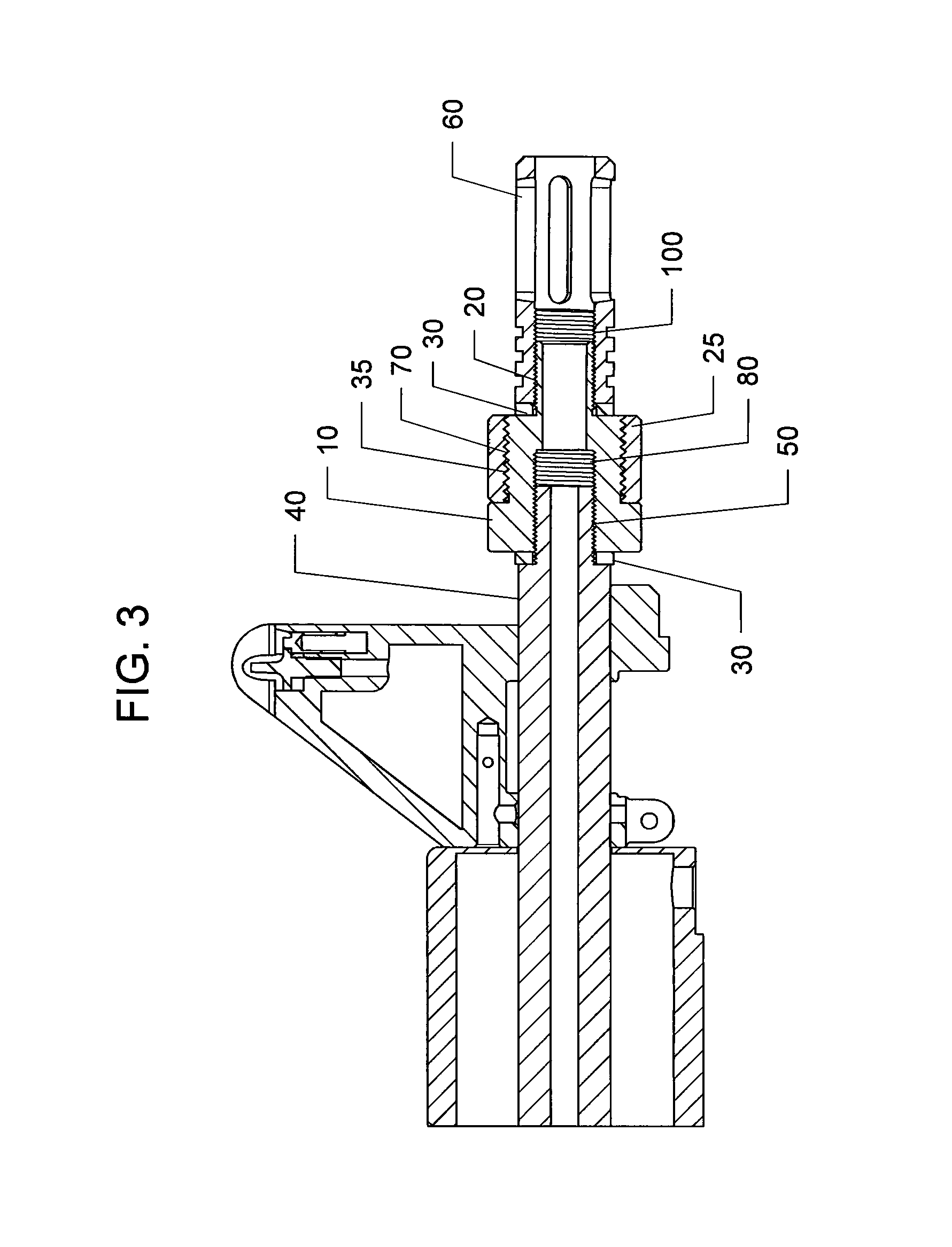 Integrated muzzle adapter coupling system