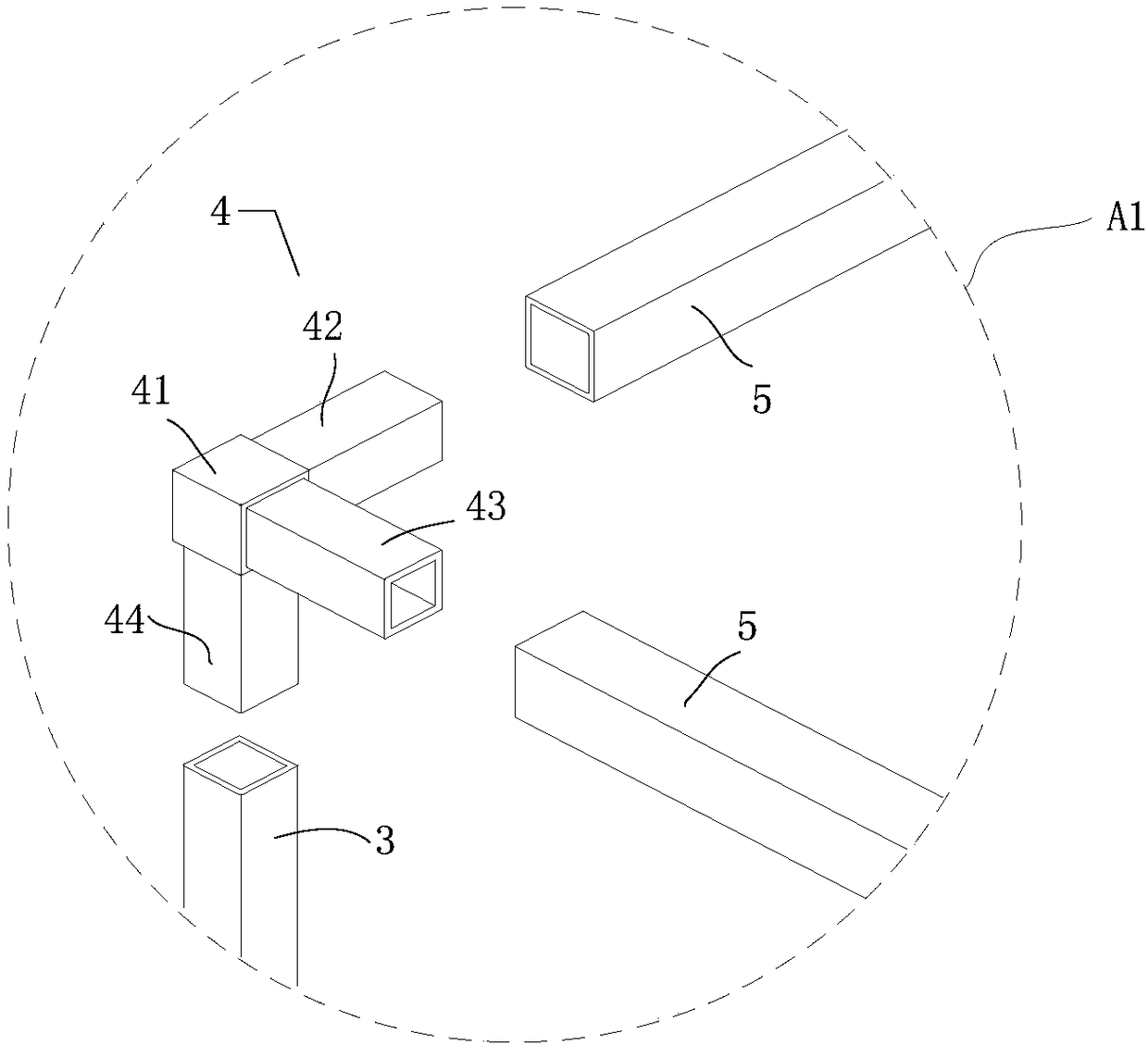 Assembly type kitchen and installation method thereof