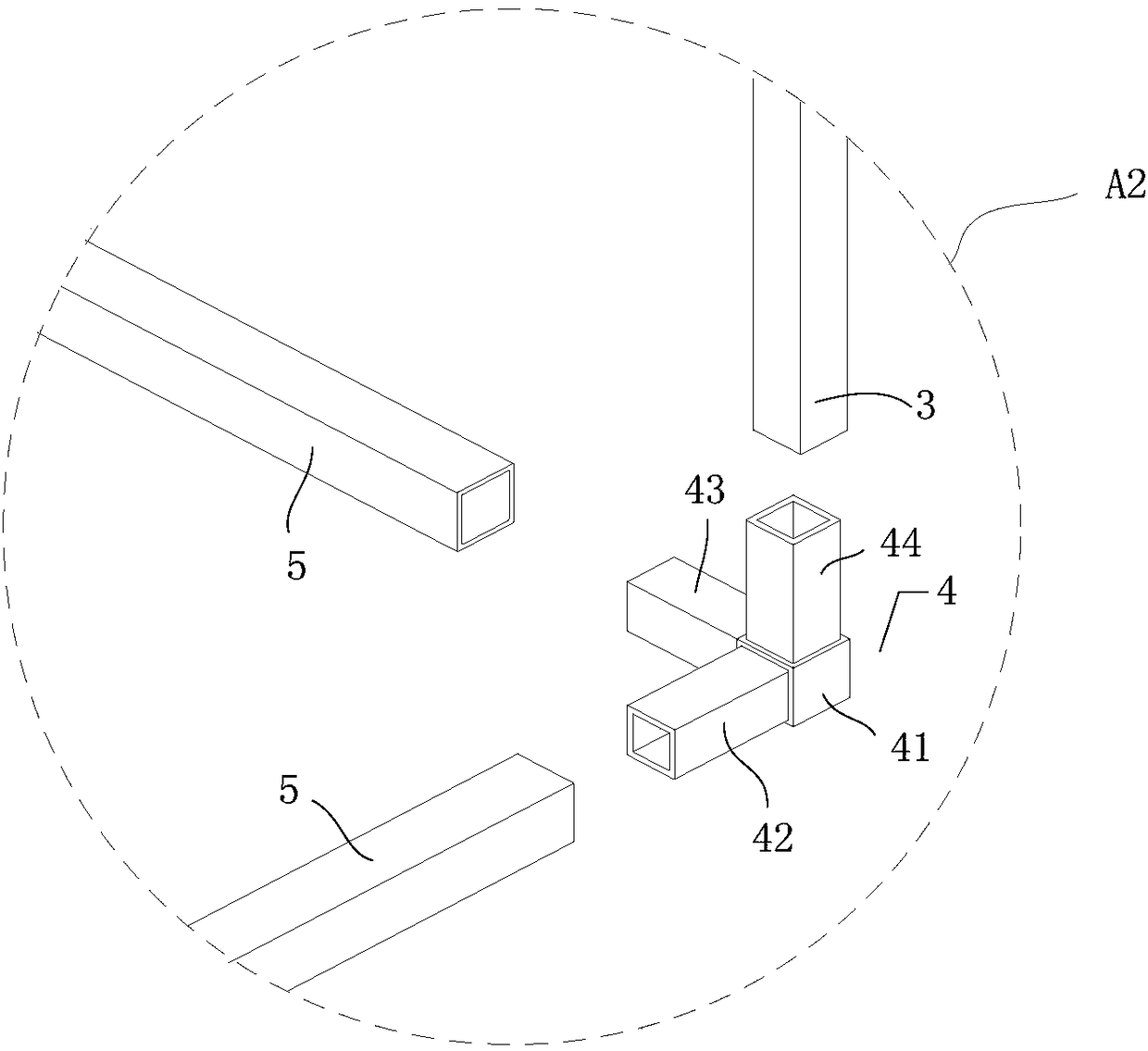 Assembly type kitchen and installation method thereof